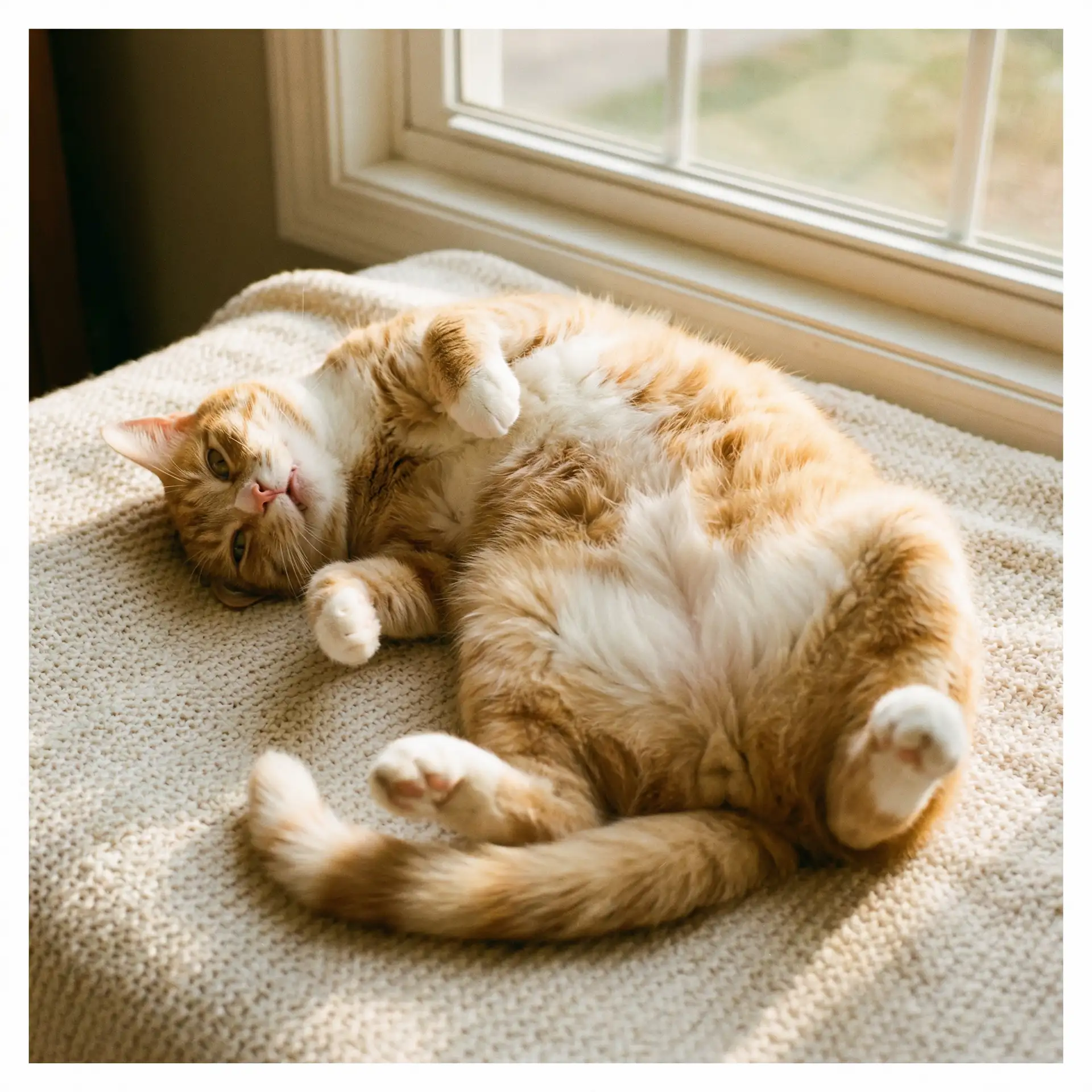 猫咪仰躺露出肚皮 - 天堂中文在线最新版WWW